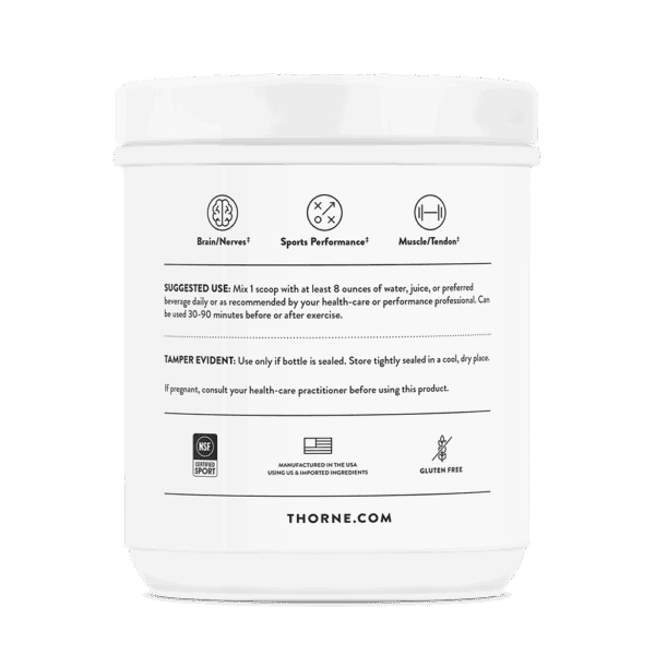 Creatine Flavored by Thorne Side