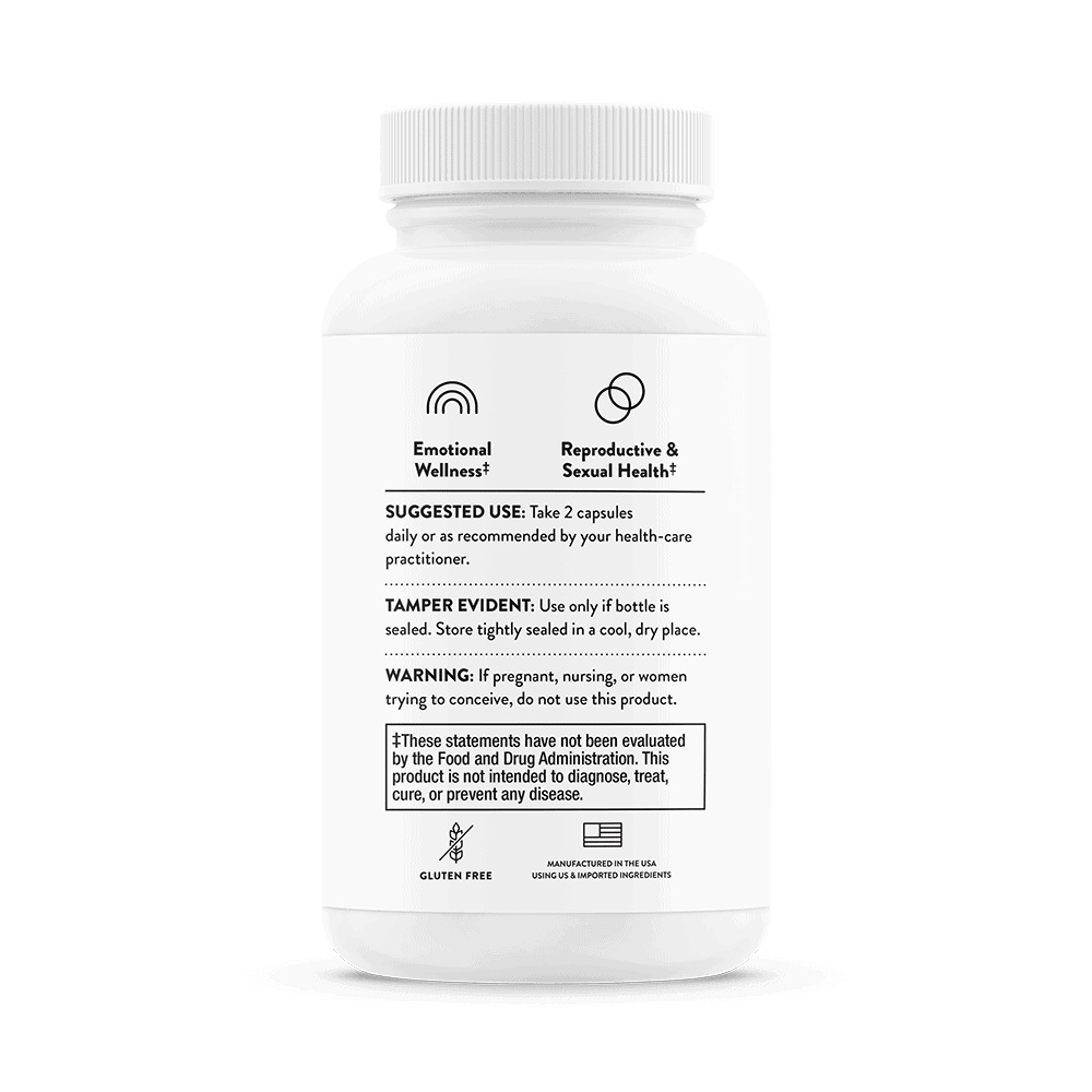 Women's Libido Boost 60ct by Thorne Side