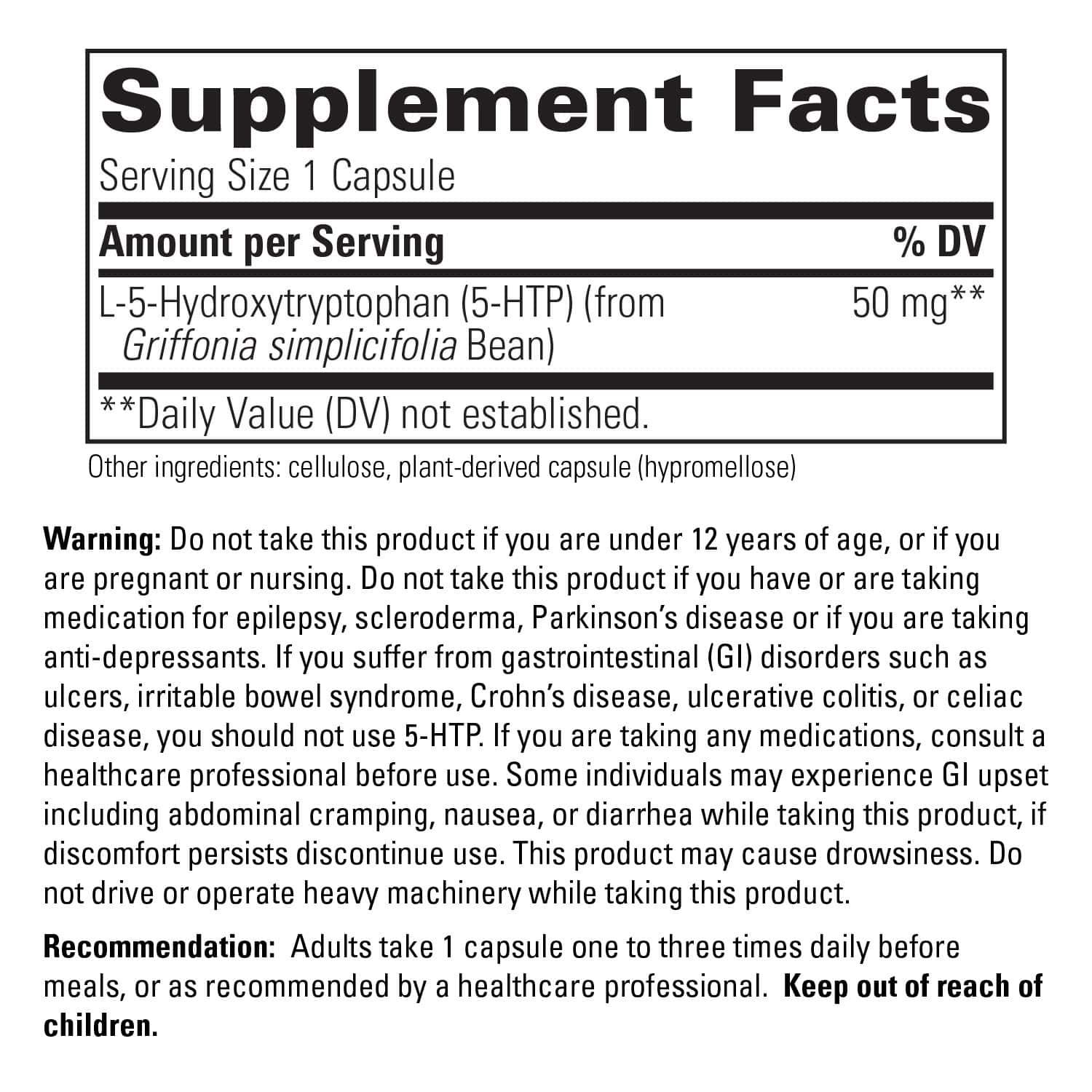 5-HTP 60ct Integrative Therapeutics SF