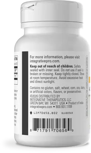 Activated Charcoal 100ct by Integrative Therapeutics Side