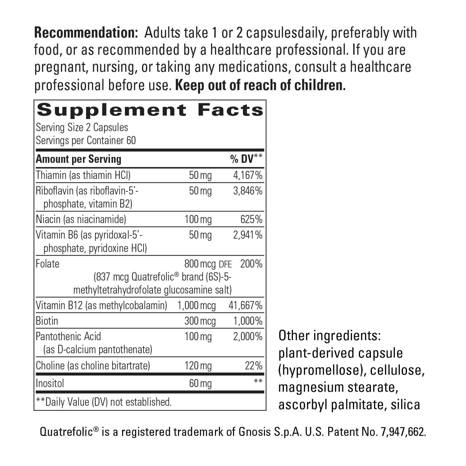 Active B-Complex 120 Integrative Therapeutics SF