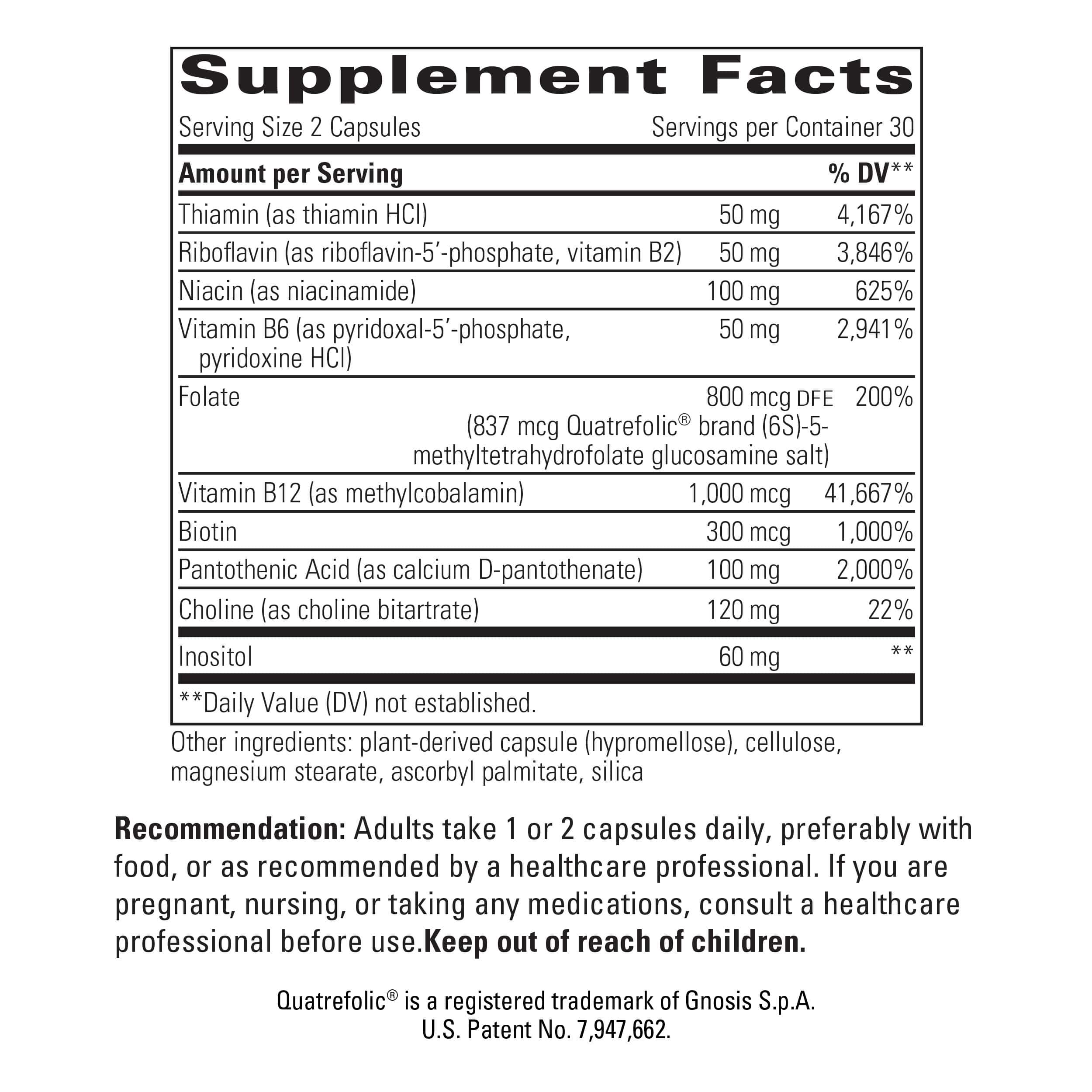 Active B-Complex 60 Integrative Therapeutics SF