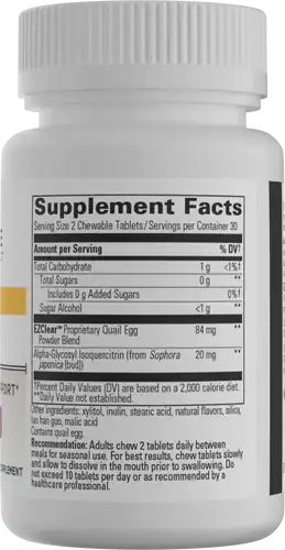 AllQlear™ 60ct by Integrative Therapeutics Back