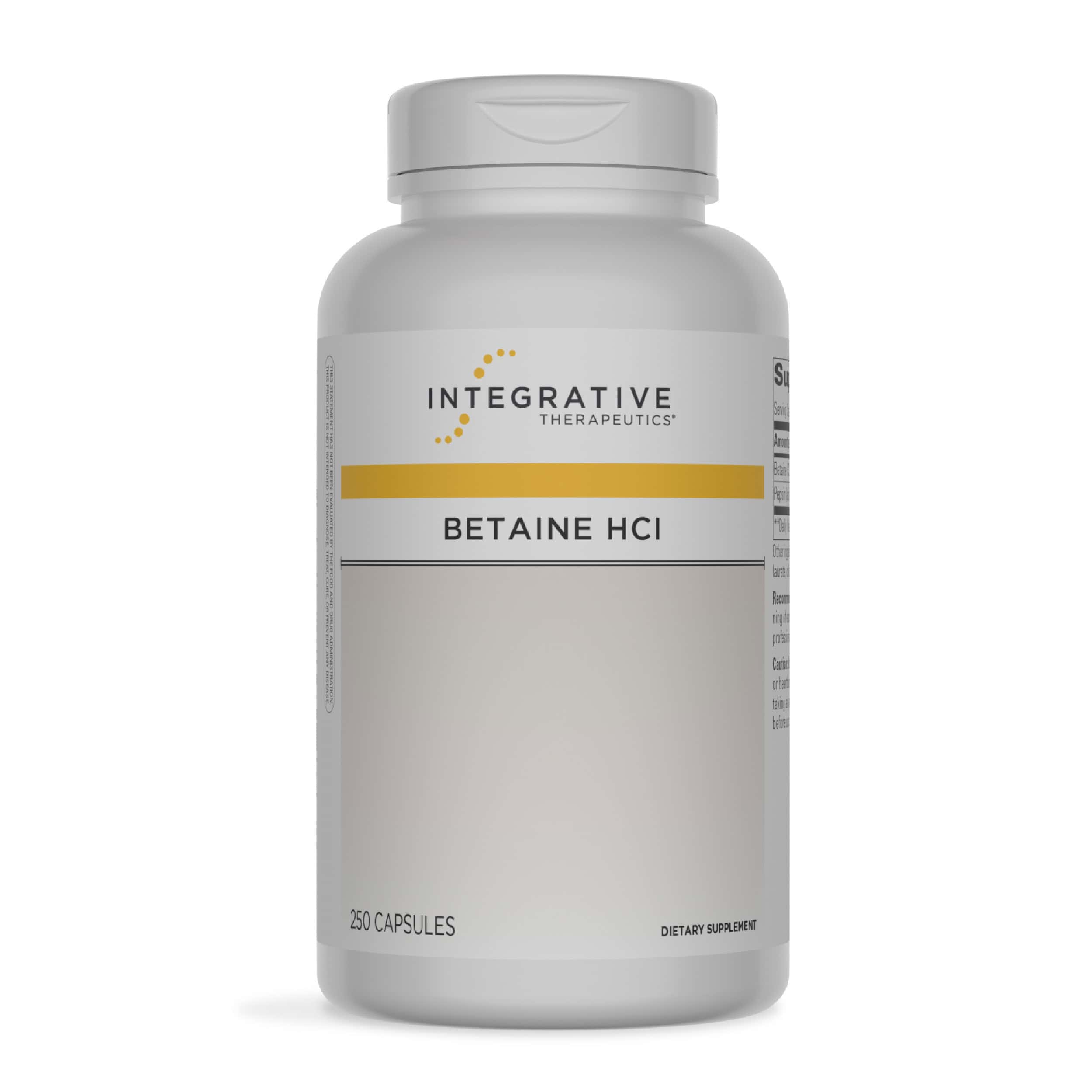 Betaine HCl 250ct Integrative Therapeutics Main
