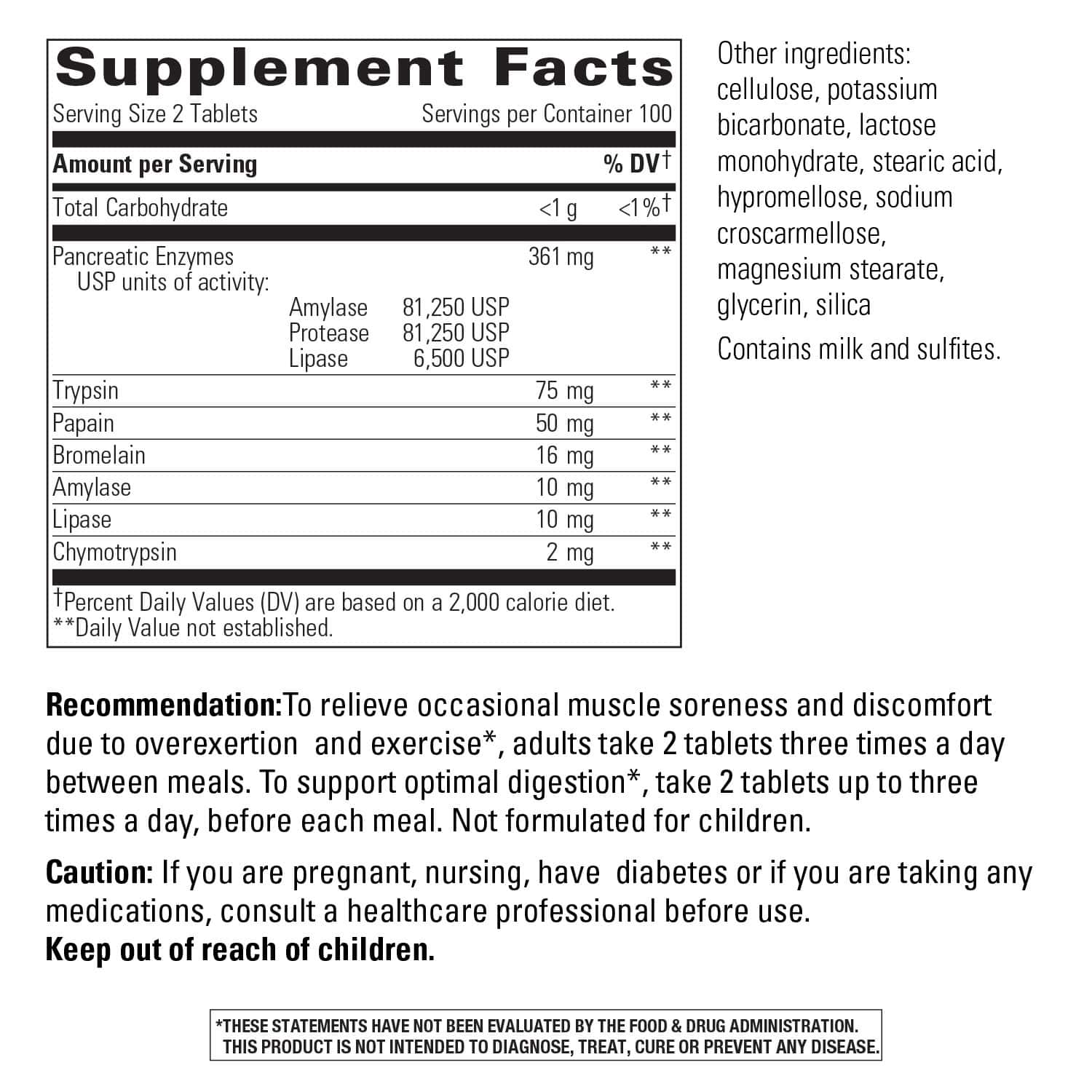 Bio-Zyme® 200ct Integrative Therapeutics SF