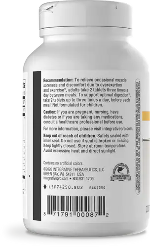 Bio-Zyme® 200ct by Integrative Therapeutics Side