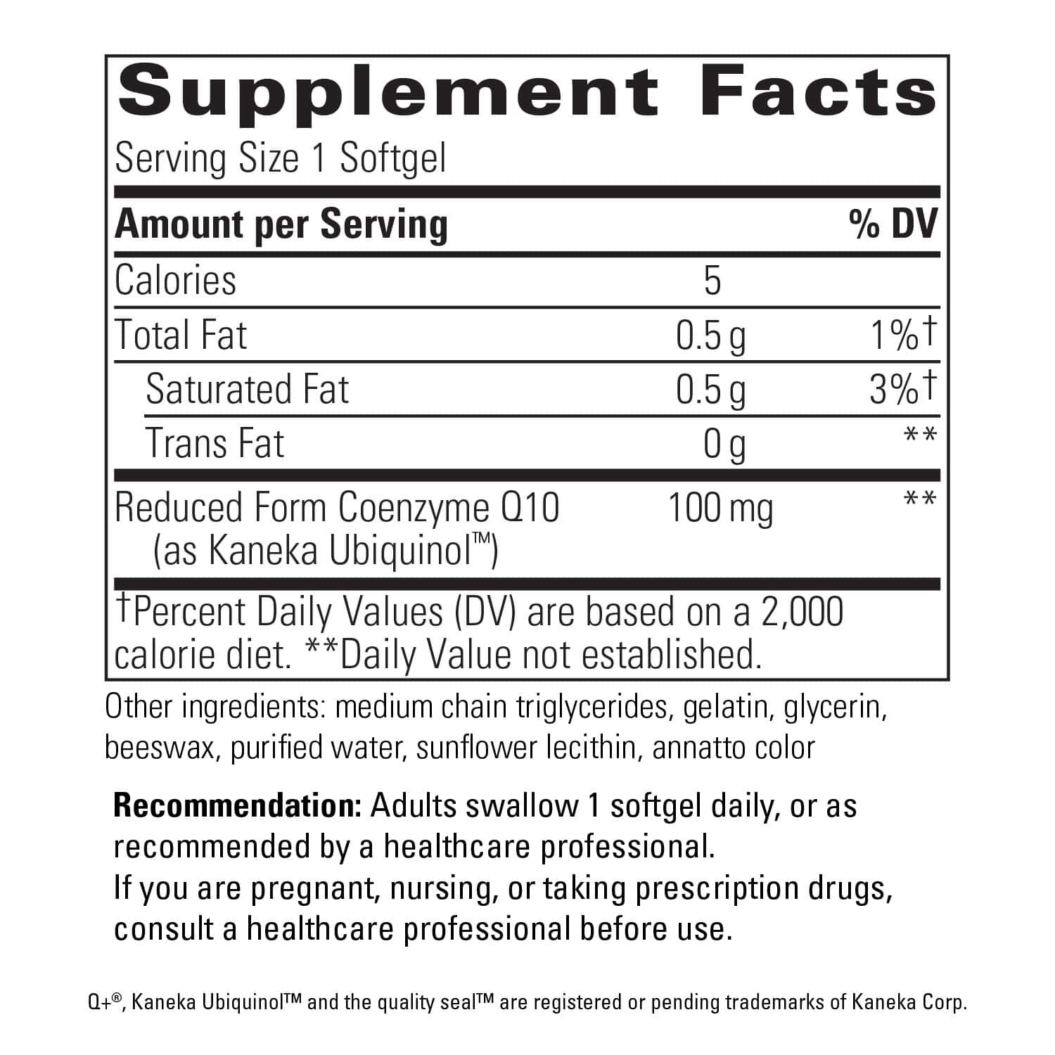 UBQH™ (100 mg) Integrative Therapeutics SF