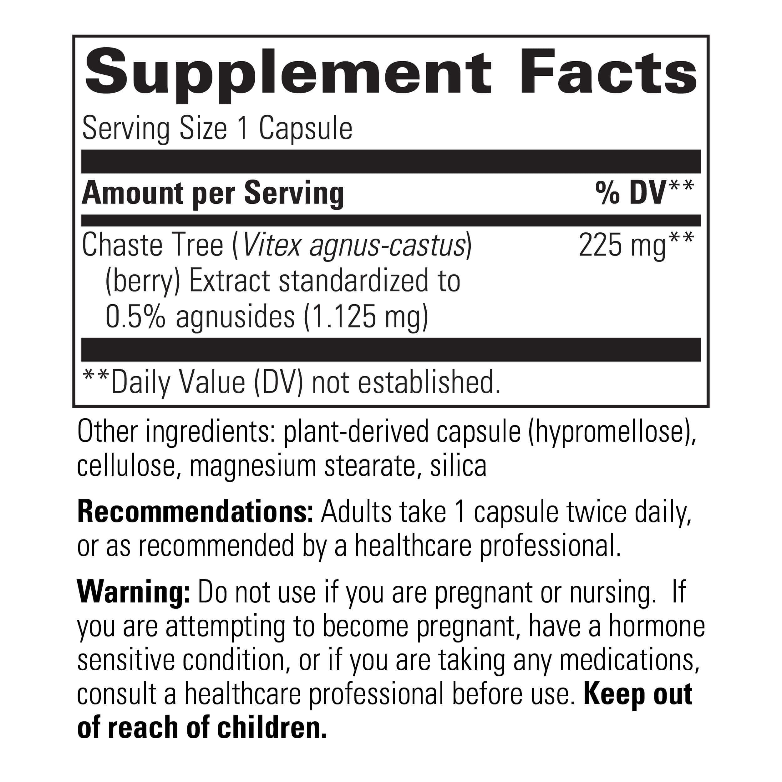 Vitex Extract 60ct Integrative Therapeutics SF